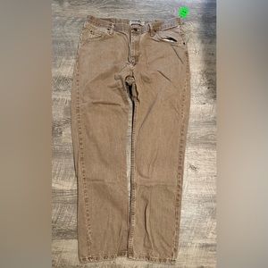 Men’s Wrangler Authentics Tan Jeans 38x32